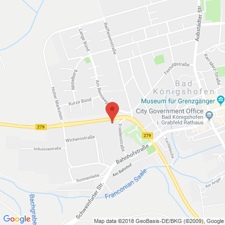 Standort der Tankstelle: bft - Walther Tankstelle in 97631, Bad Königshofen