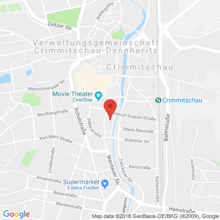 Standort der Tankstelle: BFT Tankstelle in 08451, Crimmitschau