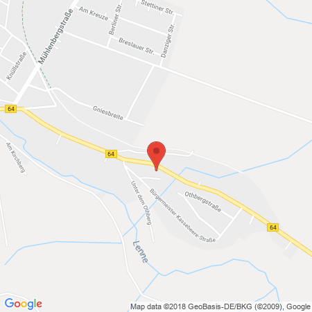 Position der Autogas-Tankstelle: Tankhof Anders in 37632, Eschershausen
