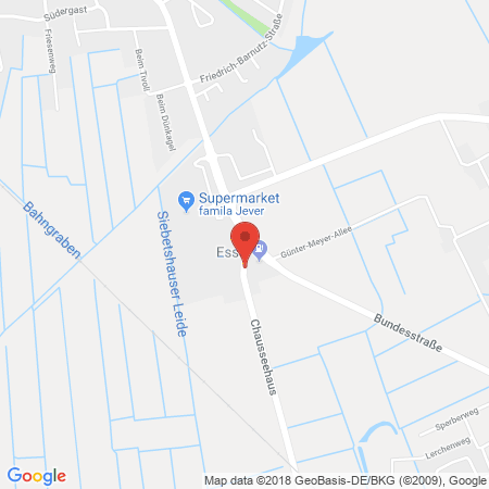 Standort der Autogas Tankstelle: Sdunzig OHG / Esso Station - Mineralöle in 26441, Jever