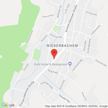 Position der Autogas-Tankstelle: Bft  Niederbachem in 53343, Wachtberg