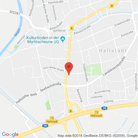 Position der Autogas-Tankstelle: Krieger Helmut in 96103, Hallstadt