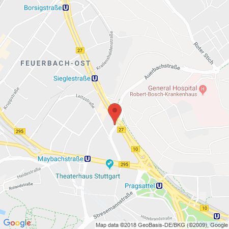 Standort der Tankstelle: ARAL Tankstelle in 70469, Stuttgart