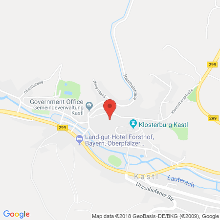 Position der Autogas-Tankstelle: Tankstelle Geitner in 92280, Kastl