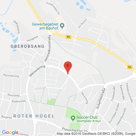 Standort der Autogas Tankstelle: bft Walther Tankstelle in 95445, Bayreuth