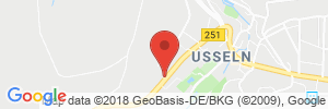 Position der Autogas-Tankstelle: Sauerland Tank Steinaccker GbR (Balzer Gas) in 34508, Willingen-Usseln