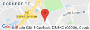 Position der Autogas-Tankstelle: Mazda Autohaus Hugo Pfohe in 23554, Lübeck