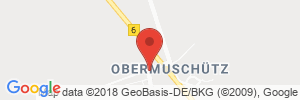Position der Autogas-Tankstelle: BFT Tankstelle in 01665, Obermuschütz