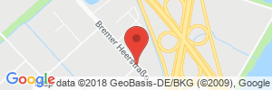 Position der Autogas-Tankstelle: Tankstelle H.G. Schütte in 26135, Oldenburg