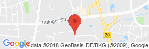 Position der Autogas-Tankstelle: Breu GmbH in 94315, Straubing