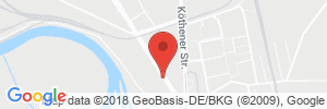 Position der Autogas-Tankstelle: Opel Autohaus Mundt in 06118, Halle