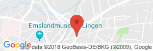 Position der Autogas-Tankstelle: CA 4 / Autoglas Bioly in 49809, Lingen