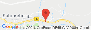 Position der Autogas-Tankstelle: Herm GmbH & Co.KG in 63936, Schneeberg