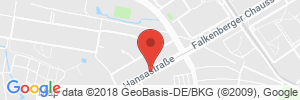Position der Autogas-Tankstelle: Autohaus an der Hansastraße in 13051, Berlin