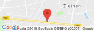 Position der Autogas-Tankstelle: Raiffeisen Mölln in 23909, Ratzeburg