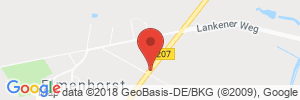 Position der Autogas-Tankstelle: Nordoel-Tankstelle B207 in 21493, Elmenhorst