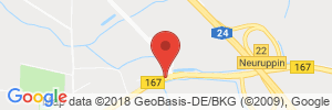 Position der Autogas-Tankstelle: AST Abschlepp- und Servicedienst GmbH in 16818, Dabergotz