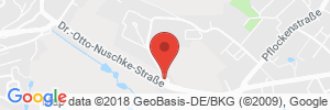 Position der Autogas-Tankstelle: Autocenter Rudolph GmbH in 09376, Oelsnitz