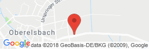 Position der Autogas-Tankstelle: Sandmann - Hyundai in 97656, Oberelsbach