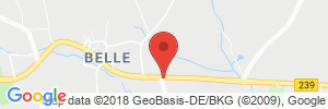 Position der Autogas-Tankstelle: Michael u. Christina Seymer GbR in 32805, Horn-Bad Meinberg, OT Belle