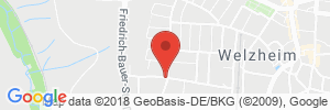 Position der Autogas-Tankstelle: Agip Tankstelle, Elsser GmbH & Co. KG in 73642, Welzheim
