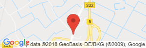 Position der Autogas-Tankstelle: Tank- und Autohof Tönning in 25832, Tönning