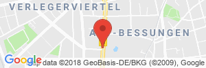 Position der Autogas-Tankstelle: Die Bessunger Autowerkstatt in 64285, Darmstadt