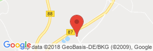 Position der Autogas-Tankstelle: Autopark Wöhner in 98693, Bücheloh / Ilmenau