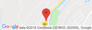 Position der Autogas-Tankstelle: Honsel in 34212, Melsungen