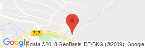 Position der Autogas-Tankstelle: HONSEL-Tankstelle in 34576, Homberg/Efze