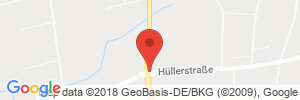 Position der Autogas-Tankstelle: Tankstelle Hempelmann in 32278, Kirchlengern