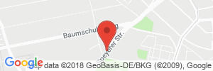 Position der Autogas-Tankstelle: OMV Tankstelle Heidelberg in 69124, Heidelberg