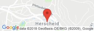 Position der Autogas-Tankstelle: Raiffeisen Märkisches-Sauerland eG in 58849, Herscheid