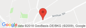 Position der Autogas-Tankstelle: Raiffeisen Waldeck-Marsberg, Tankstelle Adorf in 34519, Diemelsee-Adorf