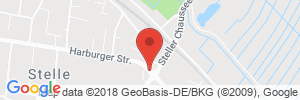 Position der Autogas-Tankstelle: BFT-Tankstelle Felstehausen in 21435, Stelle