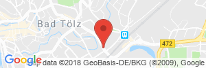 Position der Autogas-Tankstelle: Häusler Automobil GmbH & Co. KG in 83646, Bad Tölz