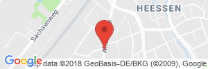 Position der Autogas-Tankstelle: Star Tankstelle in 59073, Hamm - Heessen