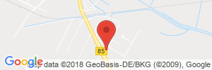 Position der Autogas-Tankstelle: Raiffeisen-Tankstelle in 06567, Bad Frankenhausen