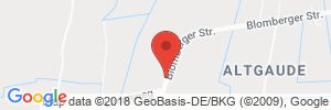 Position der Autogas-Tankstelle: Tankstelle Gerdes in 26487, Blomberg