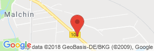 Position der Autogas-Tankstelle: LAT Tankstellen- u. Vermietungs GmbH in 17139, Malchin