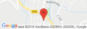 Position der Autogas-Tankstelle: Tankshop Kaiser in 79664, Wehr