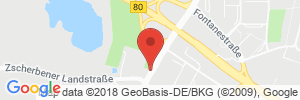 Position der Autogas-Tankstelle: OPEL-Autohaus Mundt Halle Neustadt in 06126, Halle-Neustadt