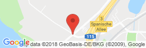 Position der Autogas-Tankstelle: BAB-Tankstelle Grunewald West (Agip) in 14129, Berlin