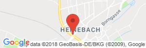 Position der Autogas-Tankstelle: Q1 Tankstelle in 36211, Alheim-Heinebach
