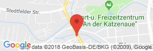 Position der Autogas-Tankstelle: HEM Tankstelle in 99817, Eisenach