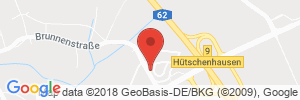Position der Autogas-Tankstelle: SB Tankstelle Mathias Menges in 66882, Hütschenhausen-Katzenbach