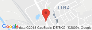 Position der Autogas-Tankstelle: Shell Station in 07545, Gera