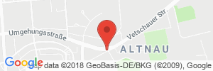 Position der Autogas-Tankstelle: FA. CONRAD-FAHRZEUGE in 03205, Calau