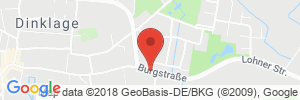 Position der Autogas-Tankstelle: bft Tankstelle Middendorf-Wehri in 49413, Dinklage