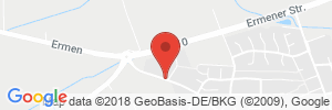 Position der Autogas-Tankstelle: ARAL-Station Thygs in 59394, Nordkirchen